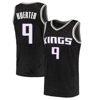 Men's Kevin Huerter Sacramento Kings Black Jersey - Statement Edition - Swingman