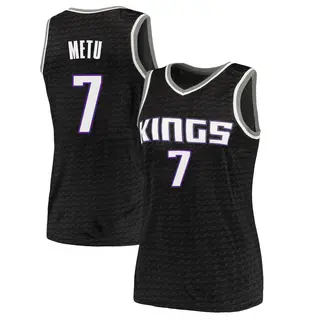 Women's Chimezie Metu Sacramento Kings Black Jersey - Statement Edition - Swingman
