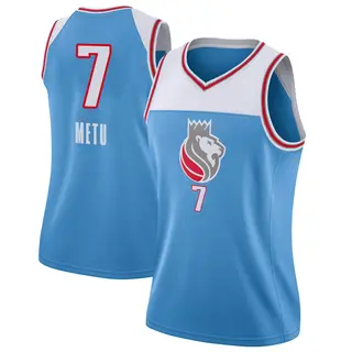 Women's Chimezie Metu Sacramento Kings Blue Jersey - City Edition - Swingman