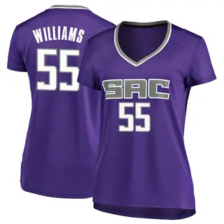Women's Jason Williams Sacramento Kings Purple Jersey - Icon Edition - Fast Break
