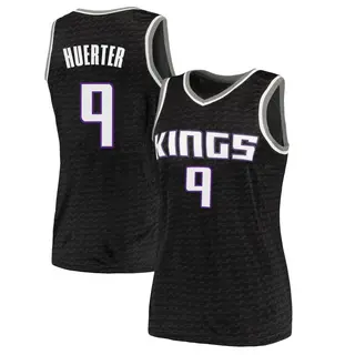 Women's Kevin Huerter Sacramento Kings Black Jersey - Statement Edition - Swingman