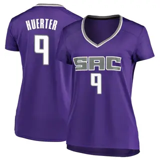 Women's Kevin Huerter Sacramento Kings Purple Jersey - Icon Edition - Fast Break