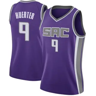 Women's Kevin Huerter Sacramento Kings Purple Jersey - Icon Edition - Swingman