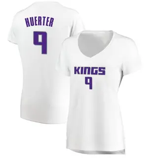 Women's Kevin Huerter Sacramento Kings White Jersey - Association Edition - Fast Break