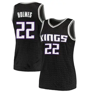Women's Richaun Holmes Sacramento Kings Black Jersey - Statement Edition - Swingman