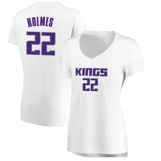 Women's Richaun Holmes Sacramento Kings White Jersey - Association Edition - Fast Break