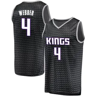 Youth Chris Webber Sacramento Kings Black Jersey - Statement Edition - Fast Break