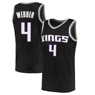 Youth Chris Webber Sacramento Kings Black Jersey - Statement Edition - Swingman