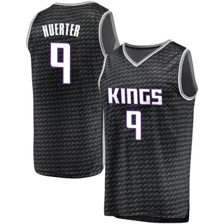 Youth Kevin Huerter Sacramento Kings Black Jersey - Statement Edition - Fast Break