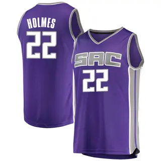 Youth Richaun Holmes Sacramento Kings Purple Jersey - Icon Edition - Fast Break